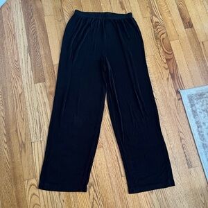 Black Wide-Leg Pants Same as Chico’s Travellers Pants Size Large